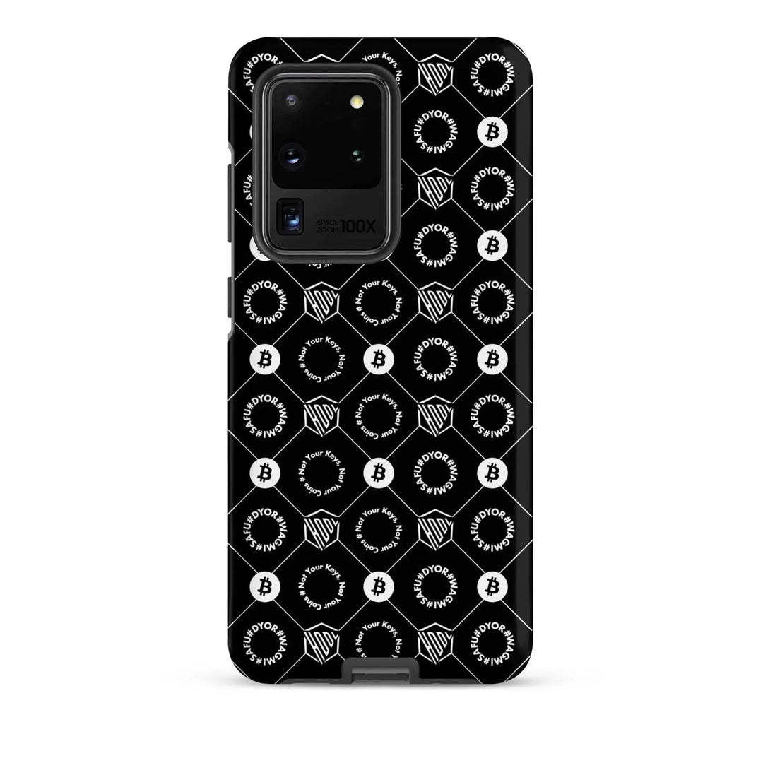 HODL Samsung Hard Case "First Edition Black" - HODL Samsung Hard Case "First Edition Black" - Schwarz Matt / Samsung Galaxy S20 Ultra | Exklusive Smartphone Hülle Streetwear von HODL®