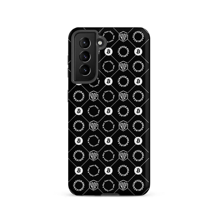 HODL Samsung Hard Case "First Edition Black" - HODL Samsung Hard Case "First Edition Black" - Schwarz Matt / Samsung Galaxy S21 | Exklusive Smartphone Hülle Streetwear von HODL®