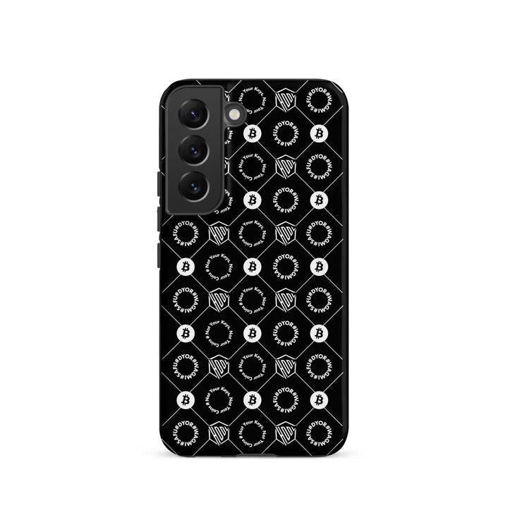 HODL Samsung Hard Case "First Edition Black" - HODL Samsung Hard Case "First Edition Black" - Schwarz Matt / Samsung Galaxy S22 | Exklusive Smartphone Hülle Streetwear von HODL®