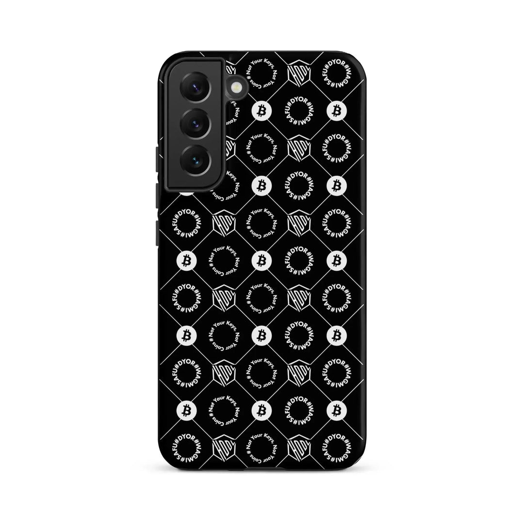 HODL Samsung Hard Case "First Edition Black" - HODL Samsung Hard Case "First Edition Black" - Schwarz Matt / Samsung Galaxy S22 Plus | Exklusive Smartphone Hülle Streetwear von HODL®