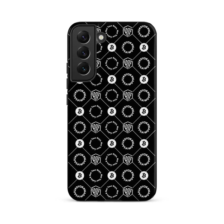 HODL Samsung Hard Case "First Edition Black" - HODL Samsung Hard Case "First Edition Black" - Schwarz Matt / Samsung Galaxy S22 Plus | Exklusive Smartphone Hülle Streetwear von HODL®