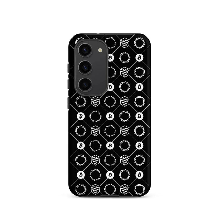 HODL Samsung Hard Case "First Edition Black" - HODL Samsung Hard Case "First Edition Black" - Schwarz Matt / Samsung Galaxy S23 | Exklusive Smartphone Hülle Streetwear von HODL®