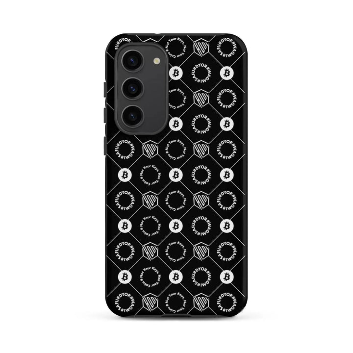 HODL Samsung Hard Case "First Edition Black" - HODL Samsung Hard Case "First Edition Black" - Schwarz Matt / Samsung Galaxy S23 Plus | Exklusive Smartphone Hülle Streetwear von HODL®