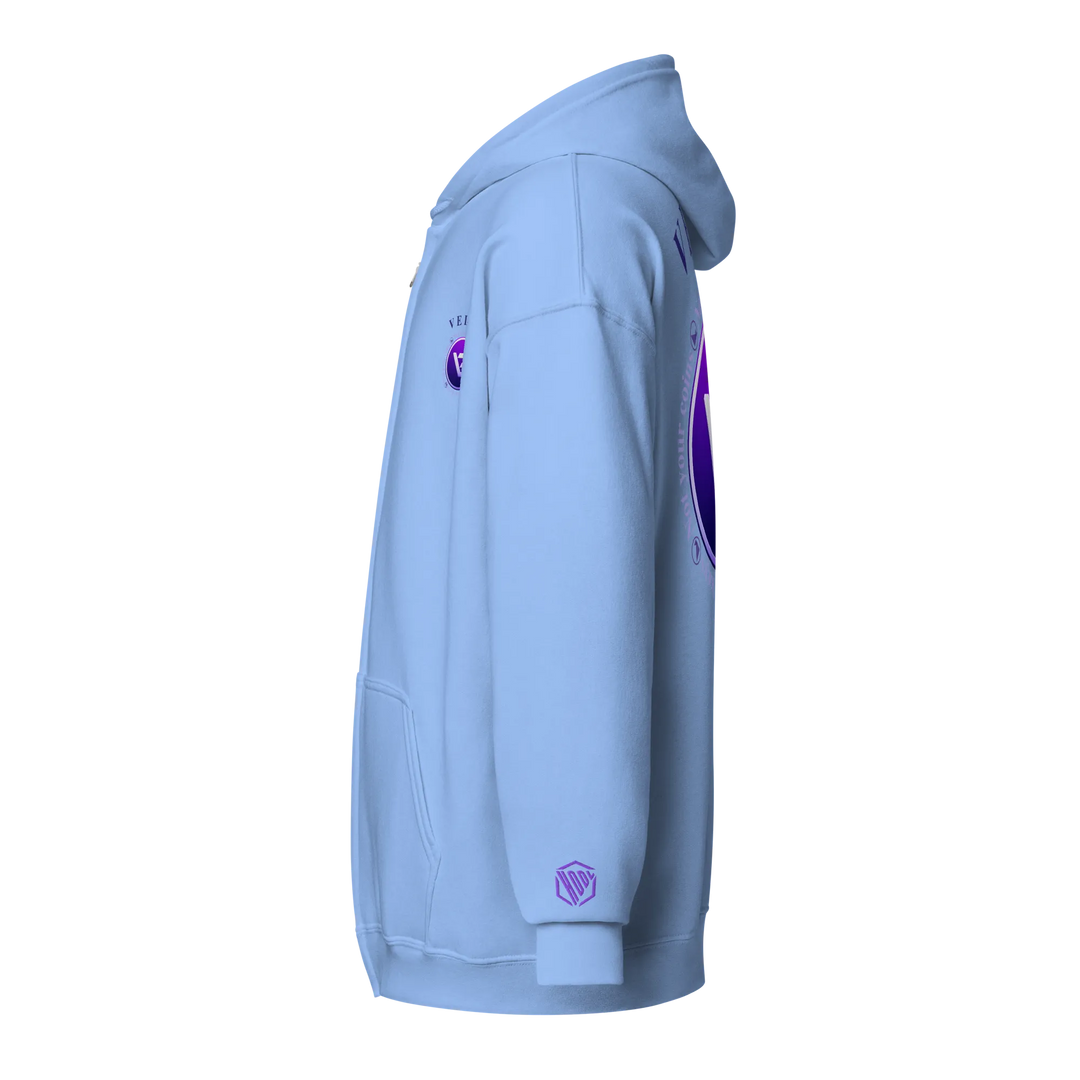 HODL Zip Hoodie VELIX - HODL Zip Hoodie VELIX - Schwarz / S | Exklusive Hoodie Streetwear von HODL®