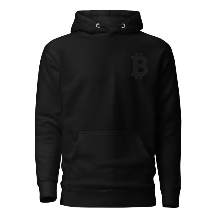 Bitcoin Hoodie Big B Black - Bitcoin Hoodie Big B Black - Private Key / S | Exklusive Hoodie Streetwear von HODL®