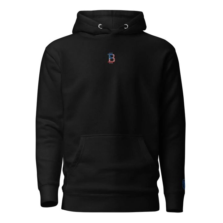 Bitcoin Hoodie USA Edition - Bitcoin Hoodie USA Edition - Private Key / S | Exklusive Hoodie Streetwear von HODL®