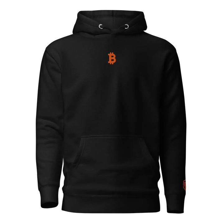 Bitcoin Hoodie Orange - Bitcoin Hoodie Orange - Private Key / S | Exklusive Hoodie Streetwear von HODL®