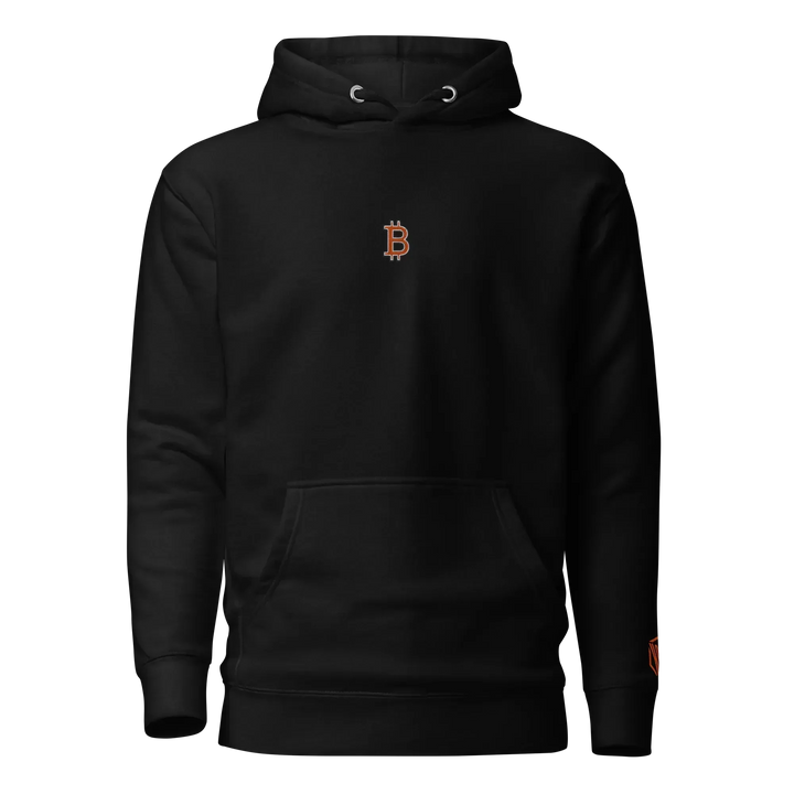 Bitcoin Hoodie HODL³ Orange - Bitcoin Hoodie HODL³ Orange - Private Key / S | Exklusive Hoodie Streetwear von HODL®