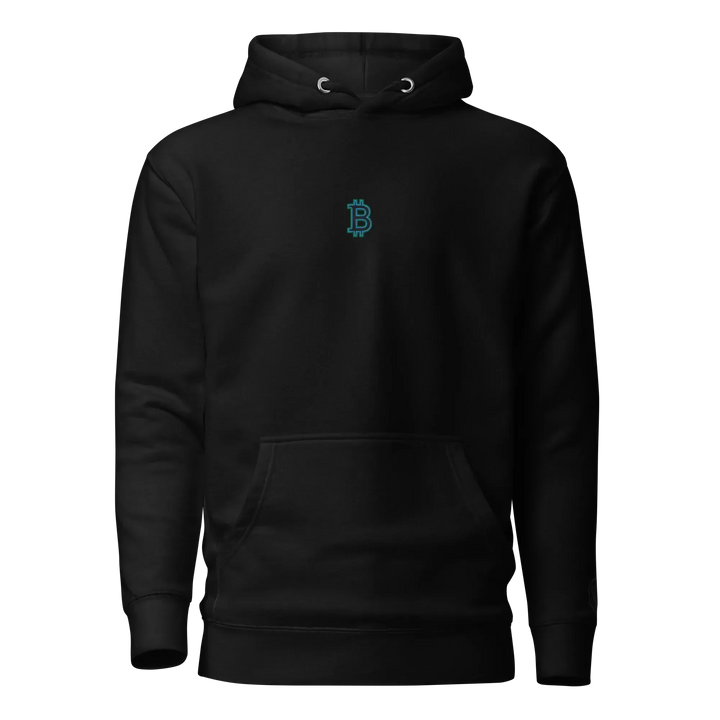 Bitcoin Hoodie HODL³ Black - Bitcoin Hoodie HODL³ Black - Private Key / S | Exklusive Hoodie Streetwear von HODL®