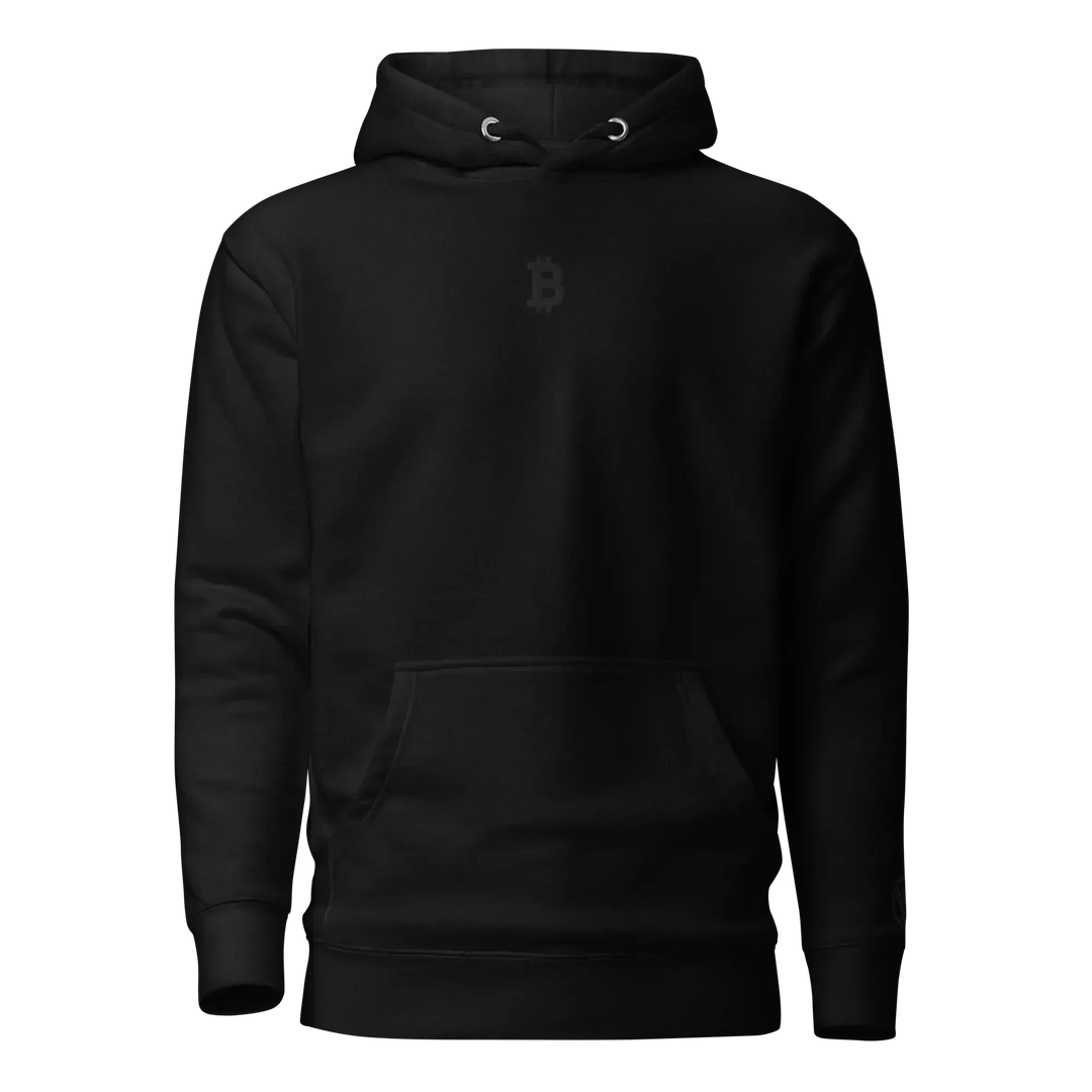 Bitcoin Hoodie Black - Bitcoin Hoodie Black - Private Key / S | Exklusive Hoodie Streetwear von HODL®