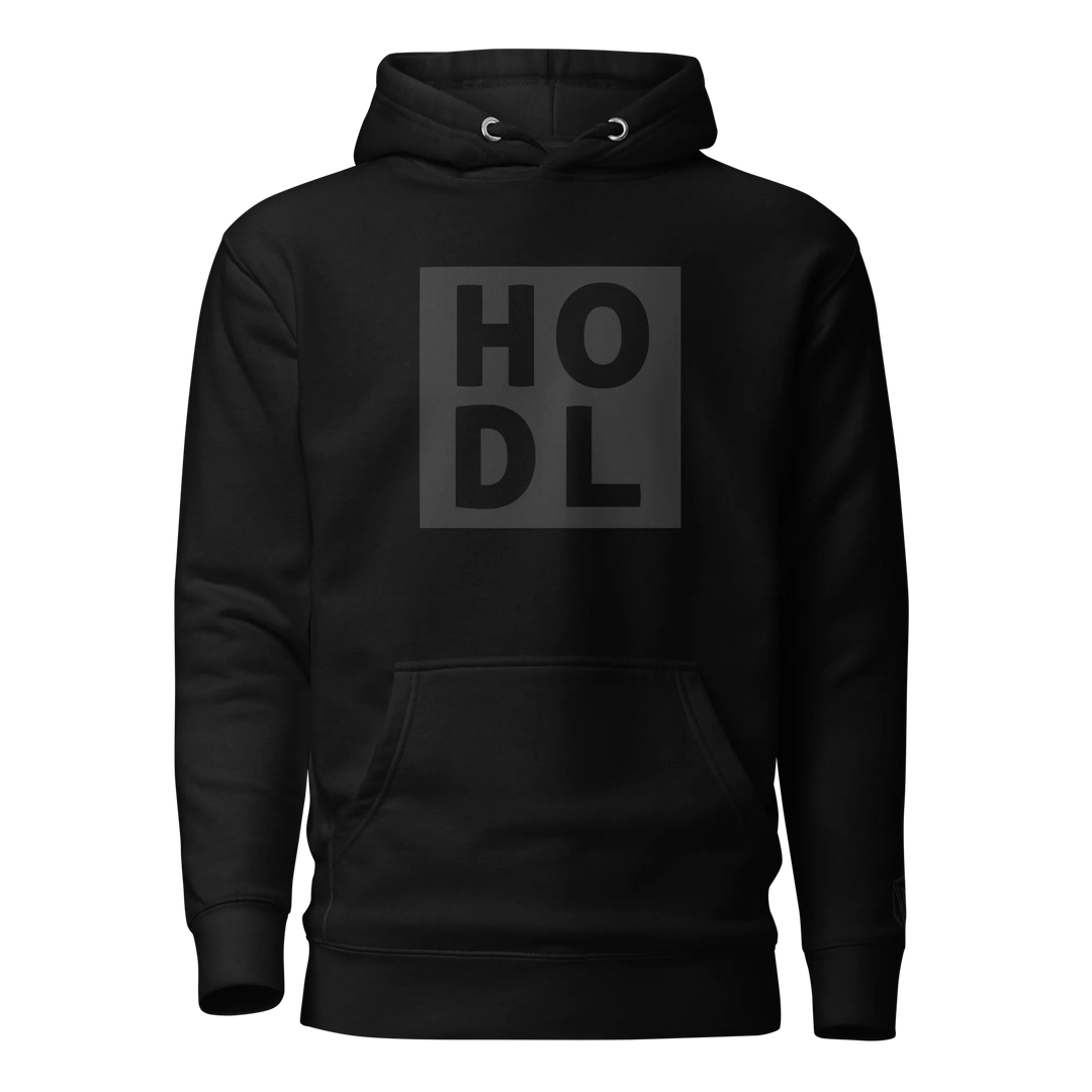 ENTWURF HODL HOODIE BIG BLACK BOX - ENTWURF HODL HOODIE BIG BLACK BOX - Schwarz / S | Exklusive Hoodie Streetwear von HODL®