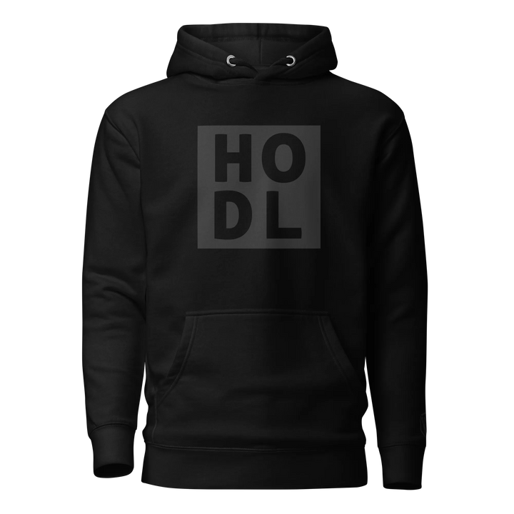 ENTWURF HODL HOODIE BIG BLACK BOX - ENTWURF HODL HOODIE BIG BLACK BOX - Schwarz / S | Exklusive Hoodie Streetwear von HODL®