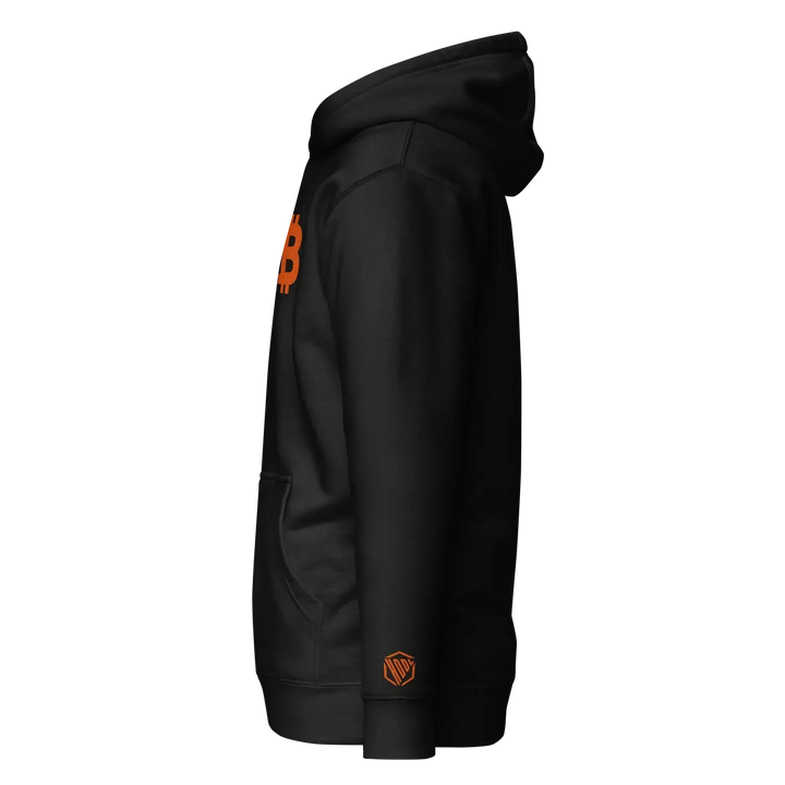 Bitcoin Hoodie Big B Orange - Bitcoin Hoodie Big B Orange - Private Key / S | Exklusive Hoodie Streetwear von HODL®