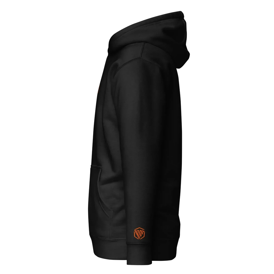 Bitcoin Hoodie HODL³ Orange - Bitcoin Hoodie HODL³ Orange - Private Key / S | Exklusive Hoodie Streetwear von HODL®