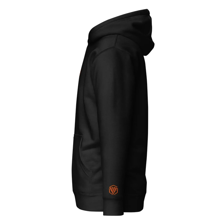 Bitcoin Hoodie HODL³ Orange - Bitcoin Hoodie HODL³ Orange - Private Key / S | Exklusive Hoodie Streetwear von HODL®