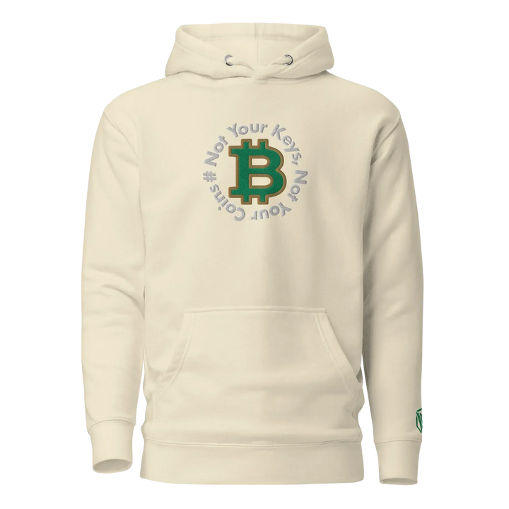 Bitcoin Hoodie NYKNYC Circles Green - Bitcoin Hoodie NYKNYC Circles Green - Dust Wallet / S | Exklusive Hoodie Streetwear von HODL®