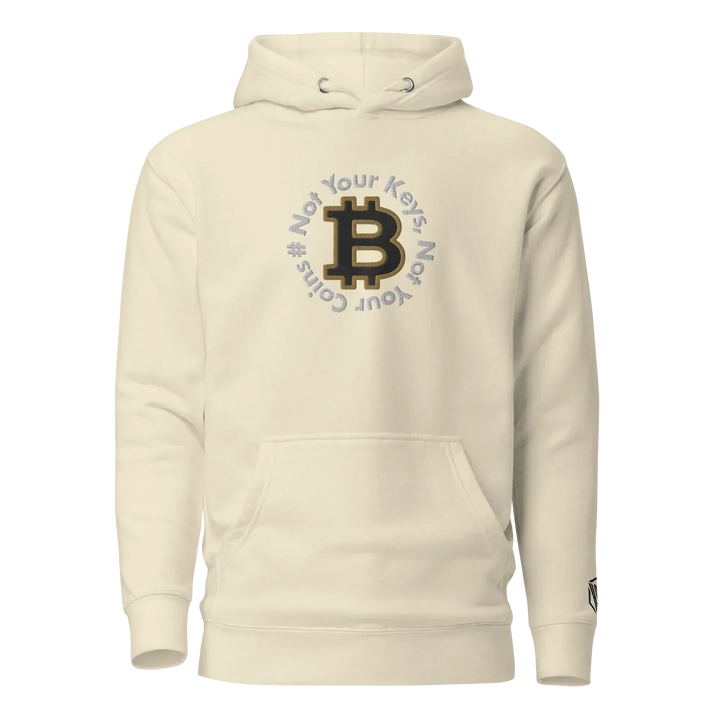 Bitcoin Hoodie NYKNYC Circles Black - Bitcoin Hoodie NYKNYC Circles Black - Dust Wallet / S | Exklusive Hoodie Streetwear von HODL®