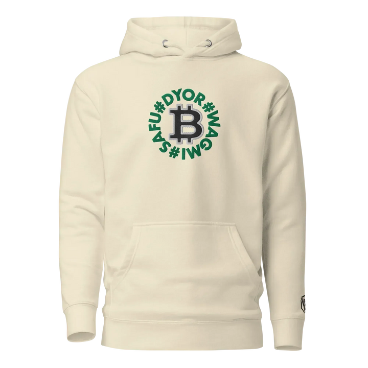 Bitcoin Hoodie SAFU Circles Black - Bitcoin Hoodie SAFU Circles Black - Dust Wallet / S | Exklusive Hoodie Streetwear von HODL®