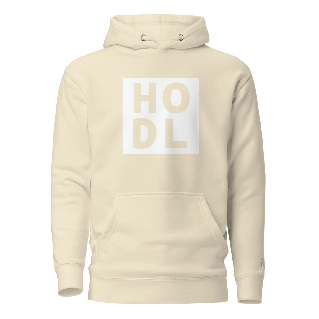 ENTWURF HODL HOODIE BIG White BOX - ENTWURF HODL HOODIE BIG White BOX - Bone / S | Exklusive Hoodie Streetwear von HODL®