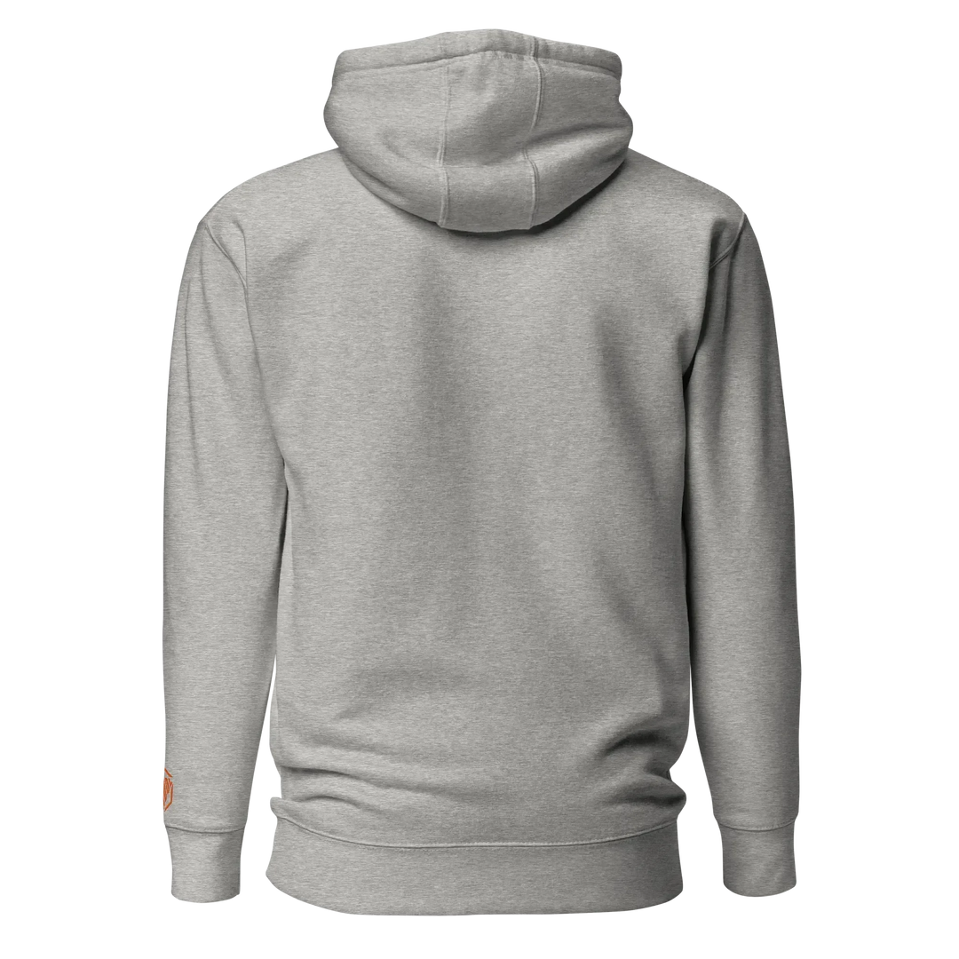Bitcoin Hoodie Big B Orange - Bitcoin Hoodie Big B Orange - Private Key / S | Exklusive Hoodie Streetwear von HODL®