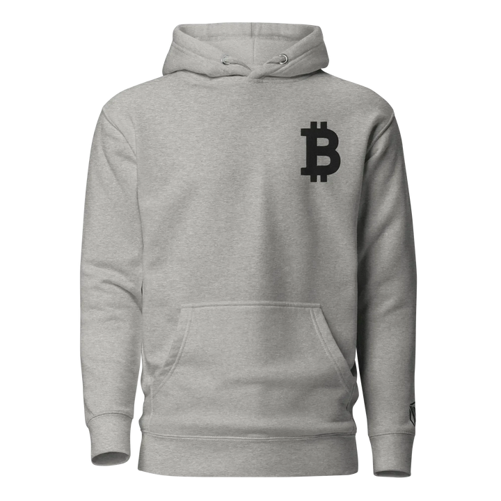 Bitcoin Hoodie Big B Black - Bitcoin Hoodie Big B Black - Consensus Cap / S | Exklusive Hoodie Streetwear von HODL®