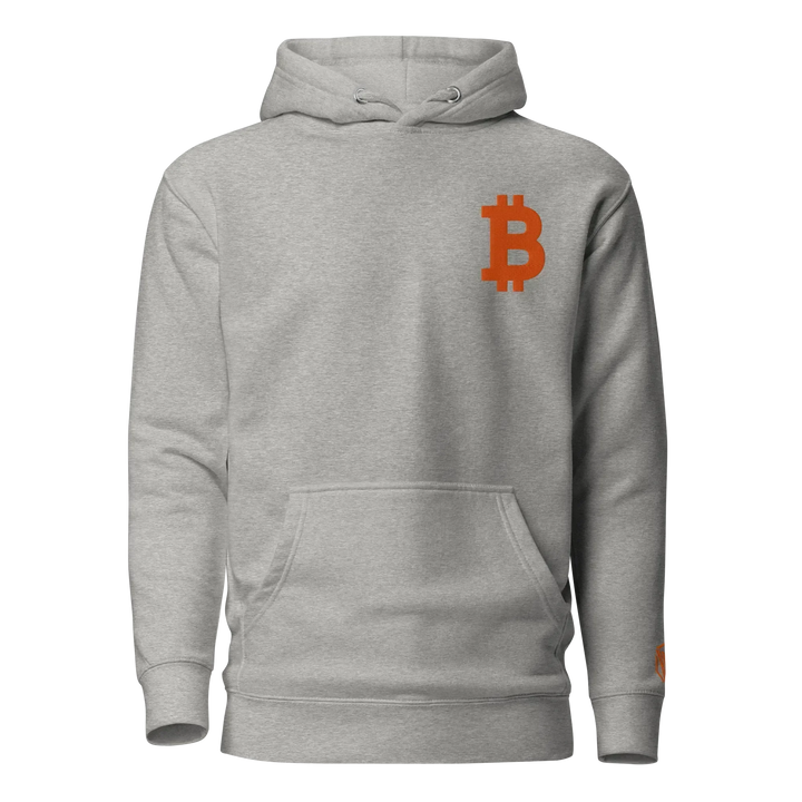 Bitcoin Hoodie Big B Orange - Bitcoin Hoodie Big B Orange - Consensus Cap / S | Exklusive Hoodie Streetwear von HODL®
