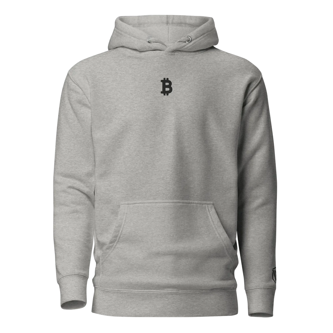 Bitcoin Hoodie Black - Bitcoin Hoodie Black - Consensus Cap / S | Exklusive Hoodie Streetwear von HODL®
