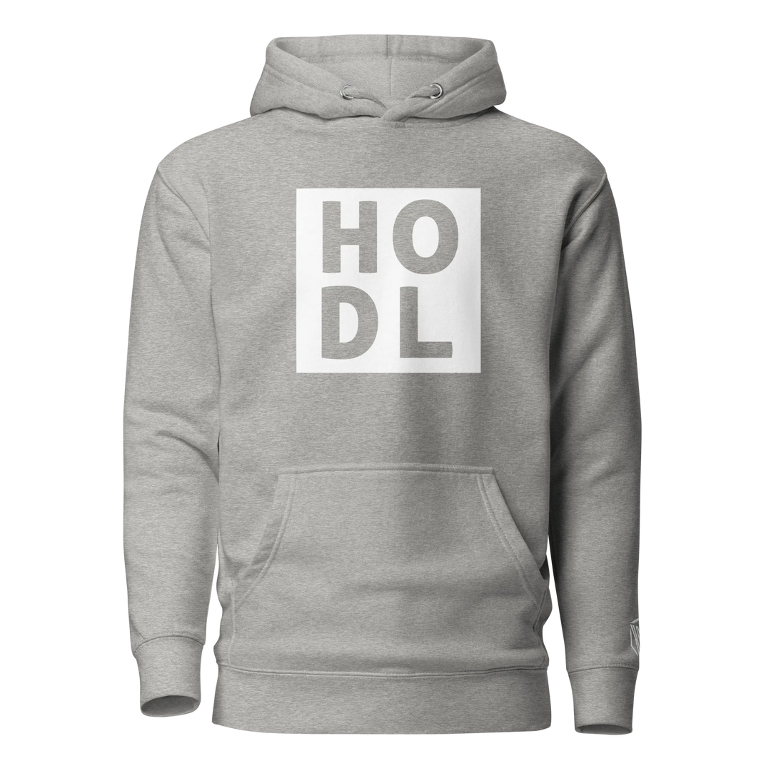 ENTWURF HODL HOODIE BIG White BOX - ENTWURF HODL HOODIE BIG White BOX - Carbon Grey / S | Exklusive Hoodie Streetwear von HODL®