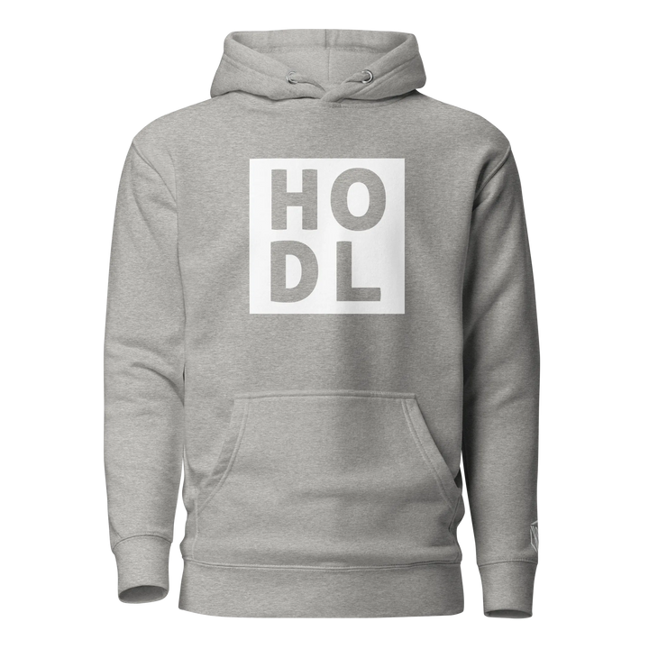ENTWURF HODL HOODIE BIG White BOX - ENTWURF HODL HOODIE BIG White BOX - Carbon Grey / S | Exklusive Hoodie Streetwear von HODL®