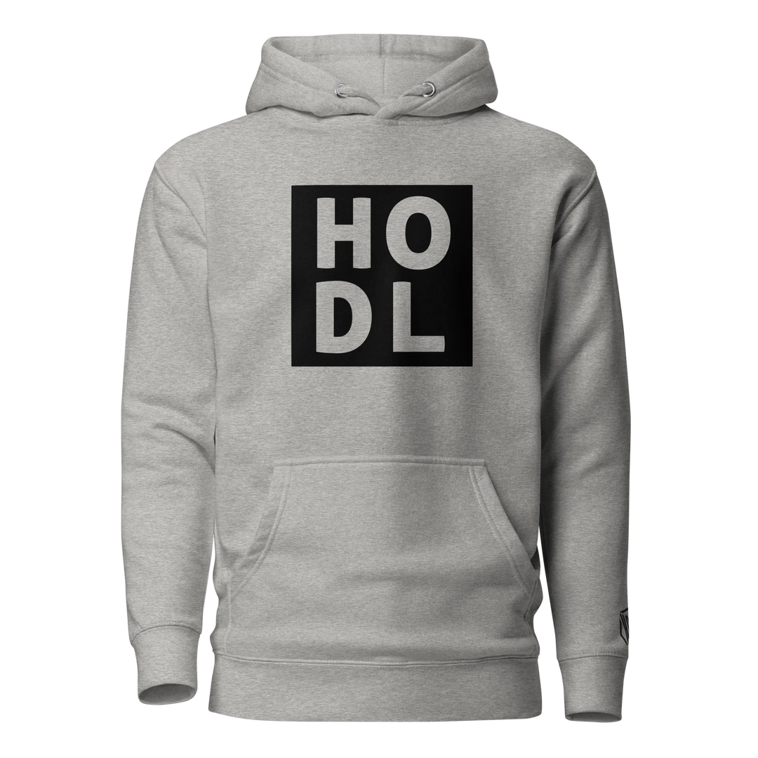 ENTWURF HODL HOODIE BIG BLACK BOX - ENTWURF HODL HOODIE BIG BLACK BOX - Carbon Grey / S | Exklusive Hoodie Streetwear von HODL®