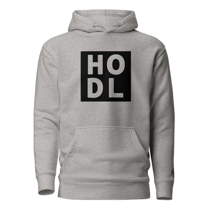 ENTWURF HODL HOODIE BIG BLACK BOX - ENTWURF HODL HOODIE BIG BLACK BOX - Carbon Grey / S | Exklusive Hoodie Streetwear von HODL®