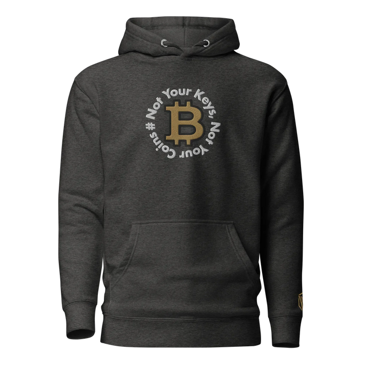 Bitcoin Hoodie NYKNYC Circles Gold - Bitcoin Hoodie NYKNYC Circles Gold - Block Merge / S | Exklusive Hoodie Streetwear von HODL®