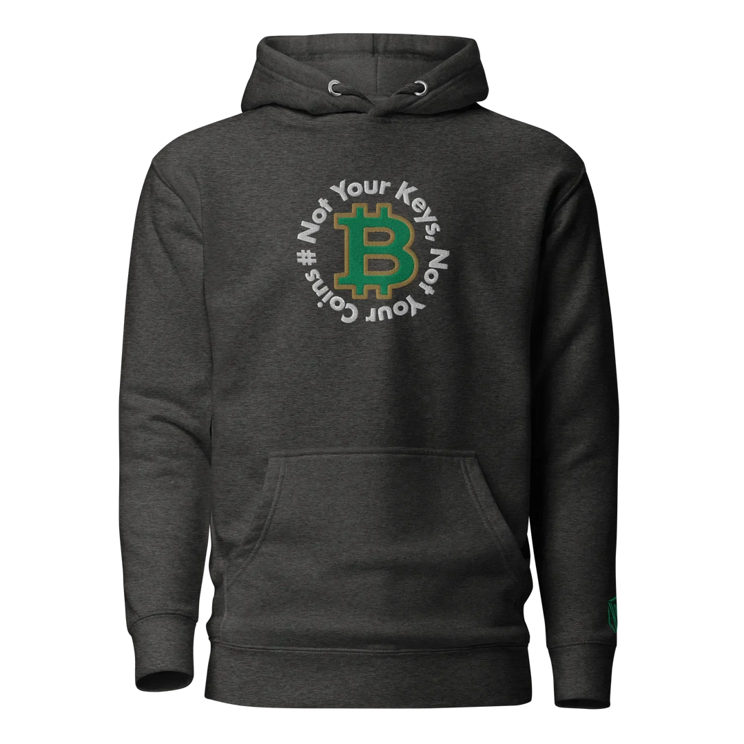 Bitcoin Hoodie NYKNYC Circles Green - Bitcoin Hoodie NYKNYC Circles Green - Block Merge / S | Exklusive Hoodie Streetwear von HODL®