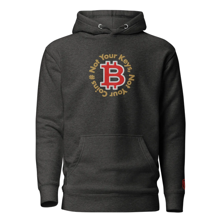 Bitcoin Hoodie NYKNYC Circles Red - Bitcoin Hoodie NYKNYC Circles Red - Block Merge / S | Exklusive Hoodie Streetwear von HODL®