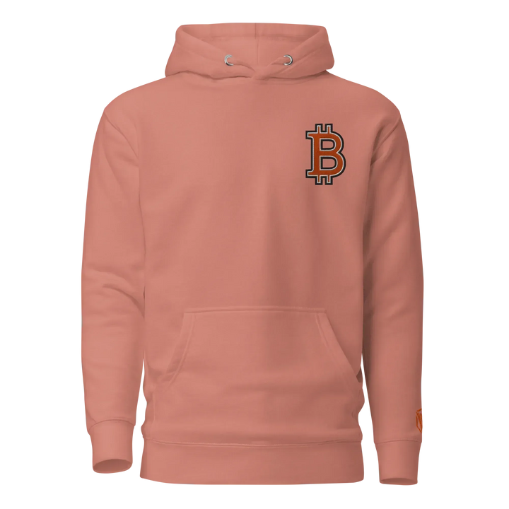 Bitcoin Hoodie HODL³ Orange Big B - Bitcoin Hoodie HODL³ Orange Big B - Pump Signal / S | Exklusive Hoodie Streetwear von HODL®