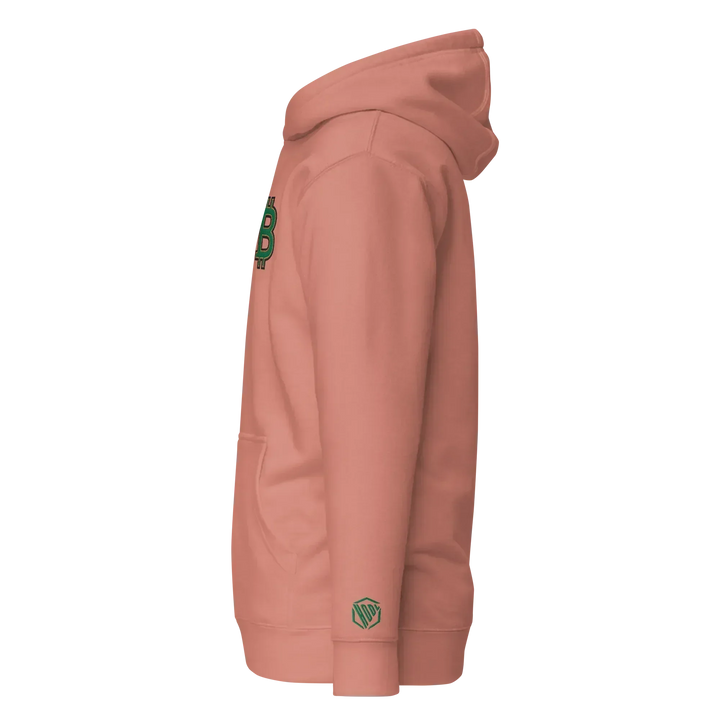 Bitcoin Hoodie HODL³ Green Big B - Bitcoin Hoodie HODL³ Green Big B - Private Key / S | Exklusive Hoodie Streetwear von HODL®