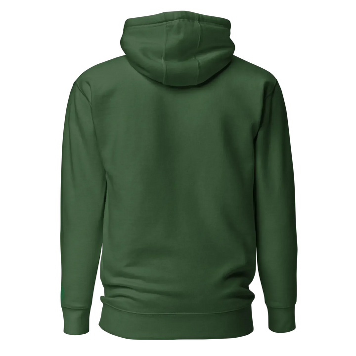 Bitcoin Hoodie HODL³ Green Big B - Bitcoin Hoodie HODL³ Green Big B - Private Key / S | Exklusive Hoodie Streetwear von HODL®