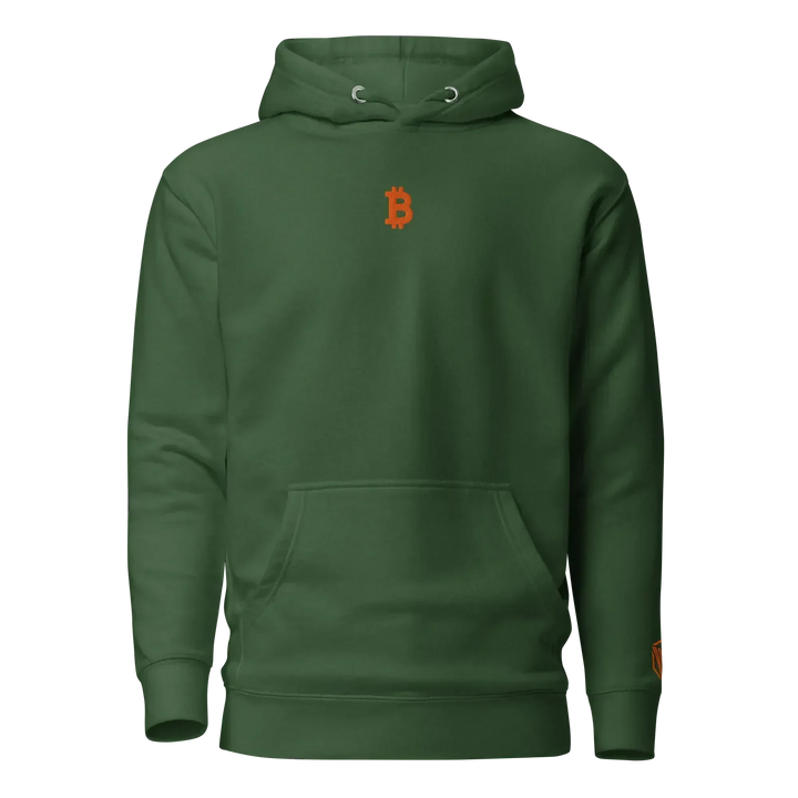 Bitcoin Hoodie Orange - Bitcoin Hoodie Orange - Validator Green / S | Exklusive Hoodie Streetwear von HODL®