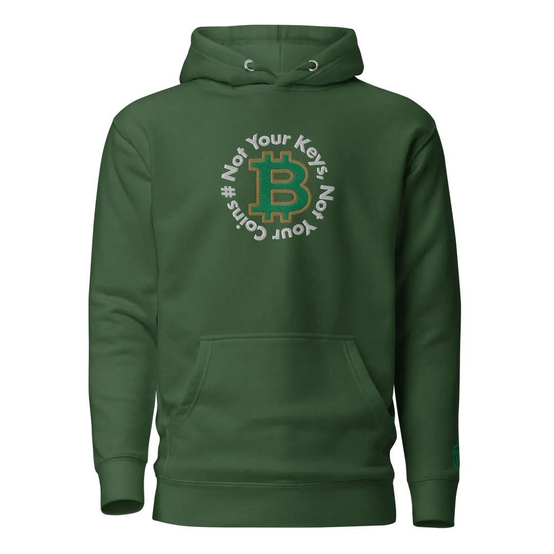 Bitcoin Hoodie NYKNYC Circles Green - Bitcoin Hoodie NYKNYC Circles Green - Validator Green / S | Exklusive Hoodie Streetwear von HODL®