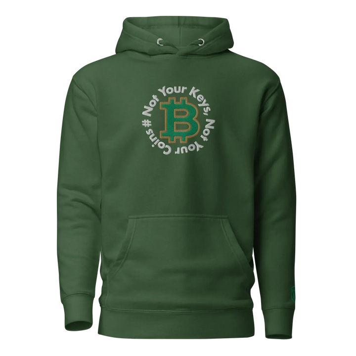 Bitcoin Hoodie NYKNYC Circles Green - Bitcoin Hoodie NYKNYC Circles Green - Validator Green / S | Exklusive Hoodie Streetwear von HODL®