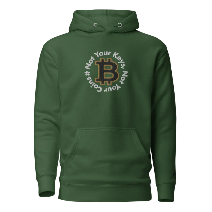 Bitcoin Hoodie NYKNYC Circles Black - Bitcoin Hoodie NYKNYC Circles Black - Validator Green / S | Exklusive Hoodie Streetwear von HODL®