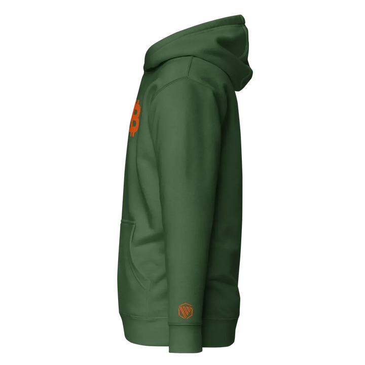 Bitcoin Hoodie Big B Orange - Bitcoin Hoodie Big B Orange - Private Key / S | Exklusive Hoodie Streetwear von HODL®