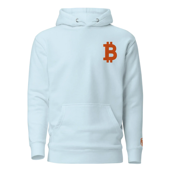 Bitcoin Hoodie Big B Orange - Bitcoin Hoodie Big B Orange - Skychain / S | Exklusive Hoodie Streetwear von HODL®