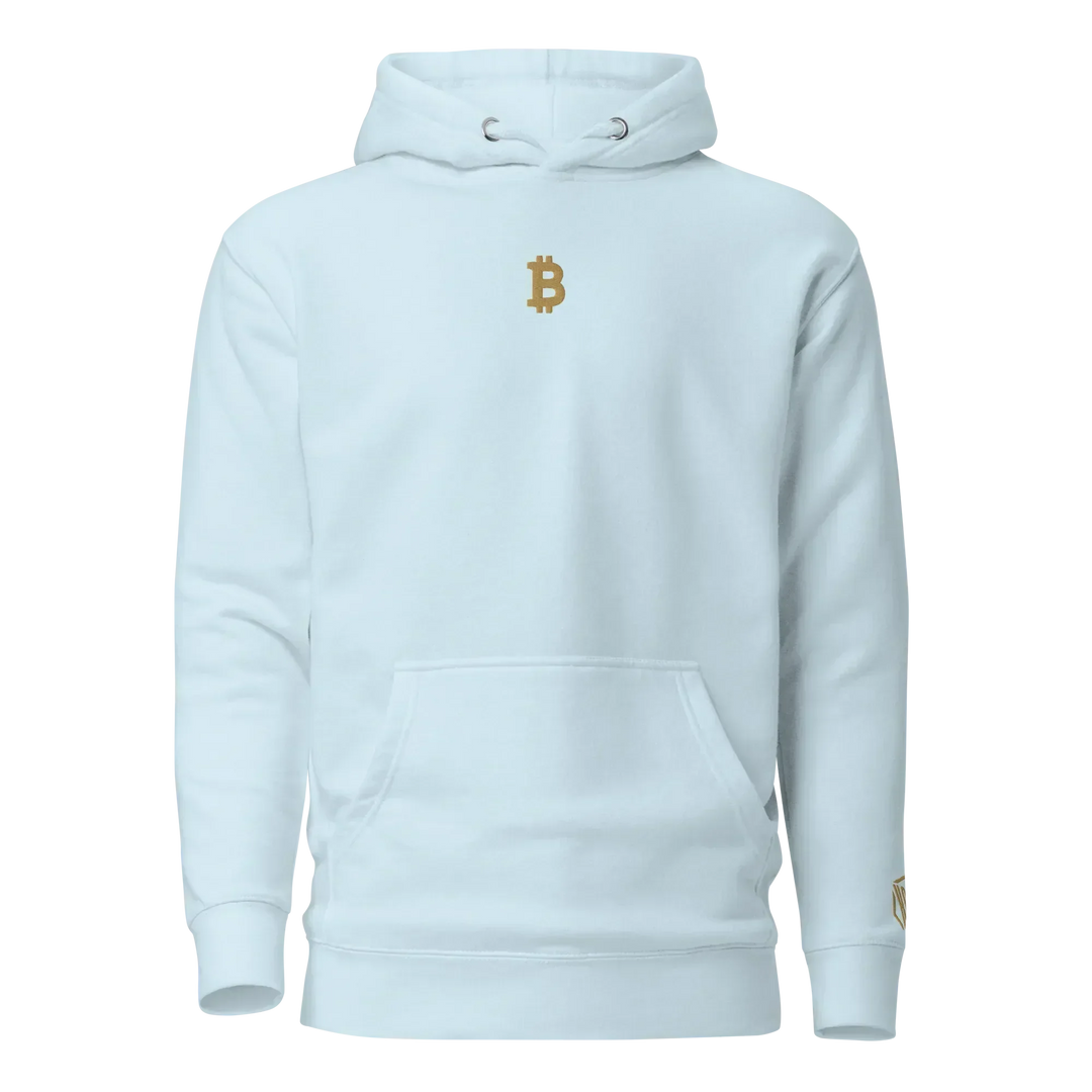 Bitcoin Hoodie Gold - Bitcoin Hoodie Gold - Skychain / S | Exklusive Hoodie Streetwear von HODL®