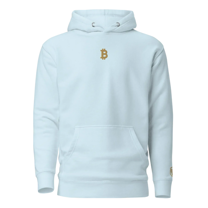 Bitcoin Hoodie Gold - Bitcoin Hoodie Gold - Skychain / S | Exklusive Hoodie Streetwear von HODL®