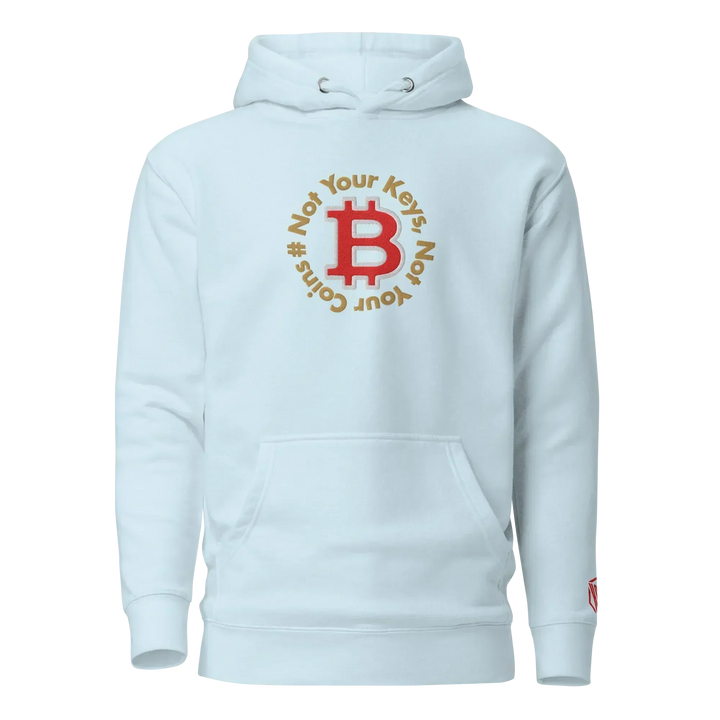 Bitcoin Hoodie NYKNYC Circles Red - Bitcoin Hoodie NYKNYC Circles Red - Skychain / S | Exklusive Hoodie Streetwear von HODL®
