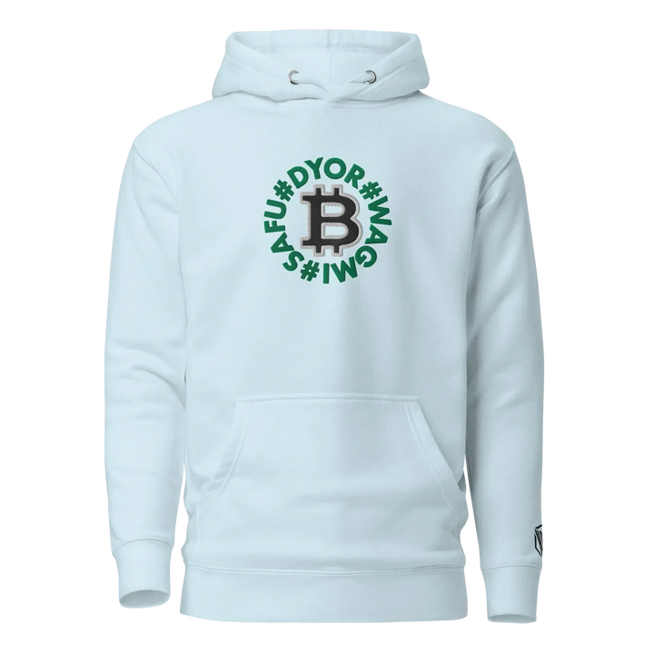Bitcoin Hoodie SAFU Circles Black - Bitcoin Hoodie SAFU Circles Black - Skychain / S | Exklusive Hoodie Streetwear von HODL®
