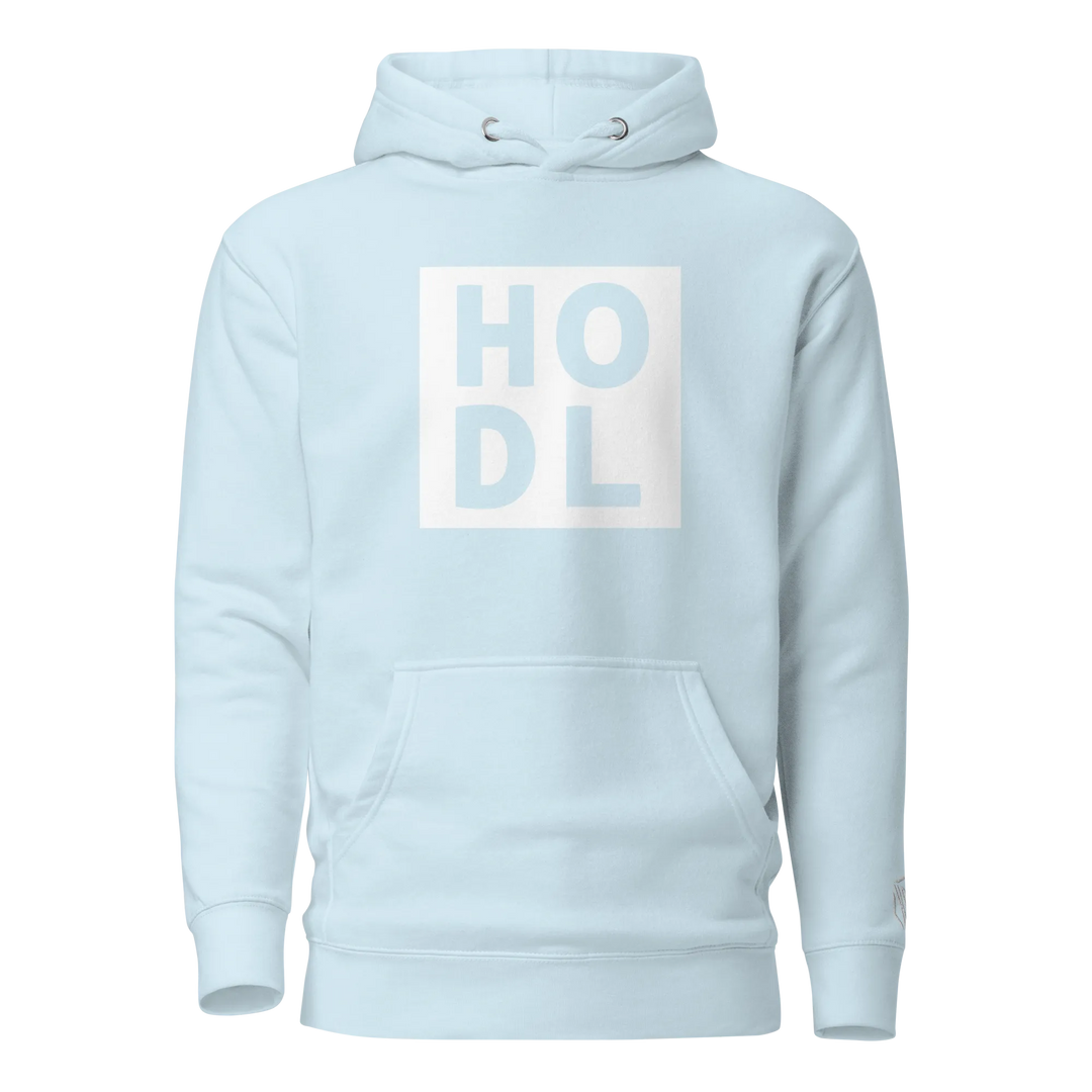 ENTWURF HODL HOODIE BIG White BOX - ENTWURF HODL HOODIE BIG White BOX - Sky Blue / S | Exklusive Hoodie Streetwear von HODL®