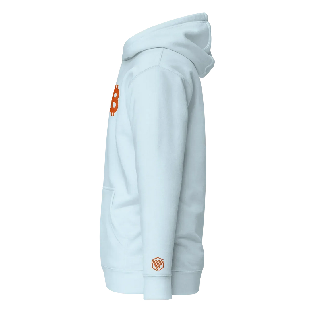 Bitcoin Hoodie Big B Orange - Bitcoin Hoodie Big B Orange - Private Key / S | Exklusive Hoodie Streetwear von HODL®