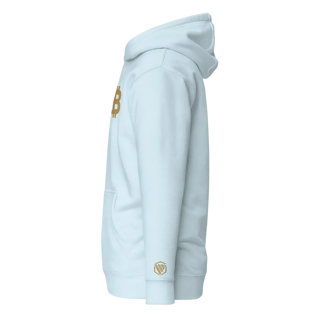 Bitcoin Hoodie Big B Gold - Bitcoin Hoodie Big B Gold - Private Key / S | Exklusive Hoodie Streetwear von HODL®